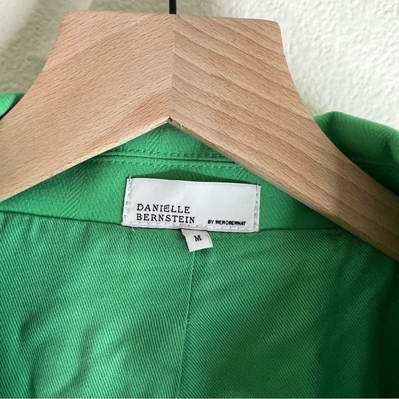 WeWoreWhat x Danielle Bernstein Green Cropped Blazer M - Picture 10 of 10